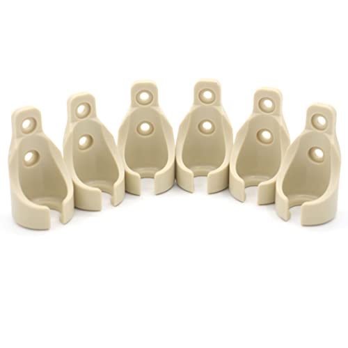 Universal Bungee Kit Parts for Sun Shades Blackout Roller up Blinds (6 Circle Receiver, Beige) - view 6