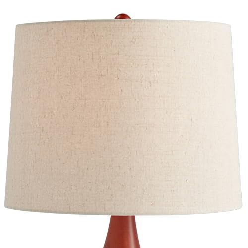 Brice 23" High Table Lamp Ivory Wood Mid-Century Ceramic Mid Century Modern - view 3