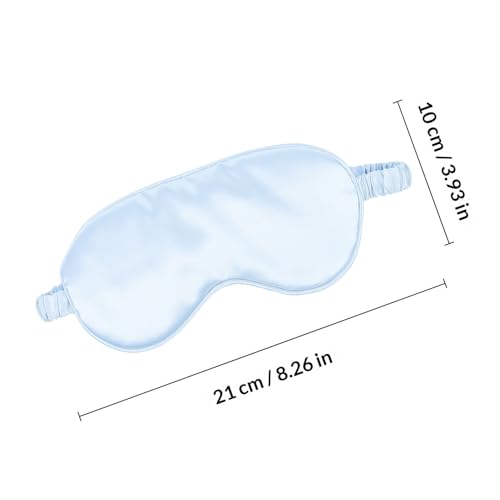 Silk Sleep Mask Set with Headband and Pouch, 3 Piece Eye Cover Kit - view 2