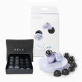 Calmfit Control Ear Plugs, Adjustable Fit & Noise Reduction (Purple Blue, SML Set)
