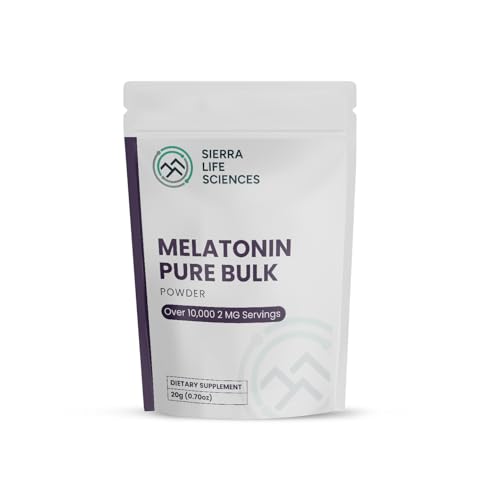 Melatonin Powder Bulk Sleep Aid (20g, 10,000 Doses)
