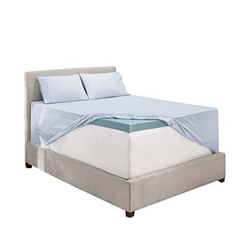Extra Deep Pocket King Sheet Set, Ice Blue - view 2