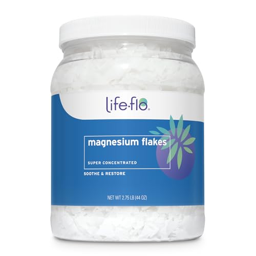 Magnesium Bath Flakes, Unscented, 44 oz