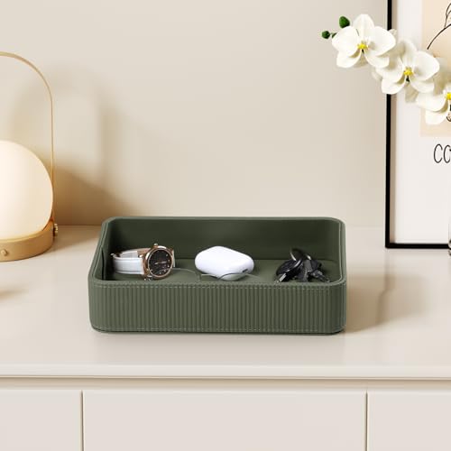 Valet Tray Organizer Bedside Nightstand Organizer Desk CatchallTray - view 6