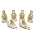 Universal Bungee Kit Parts for Sun Shades Blackout Roller up Blinds (6 Circle Receiver, Beige)