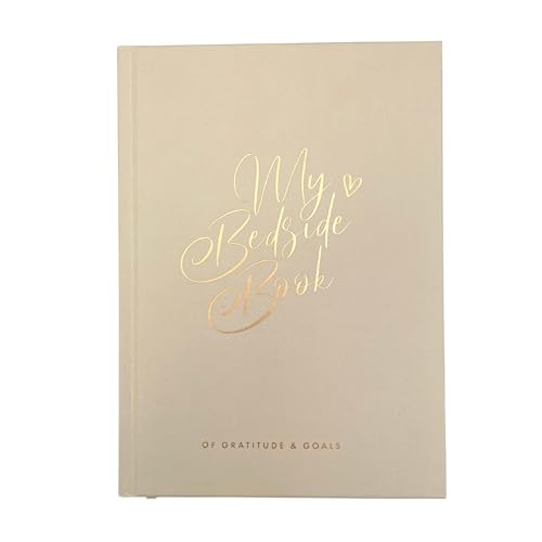 Bedside Book for Gratitude and Goals - Champagne - A5 Selfcare Journal for Women - Reduce Stress and Overthinking - 100gsm FSC paper - Hard Cover, 100 Pages - view 5