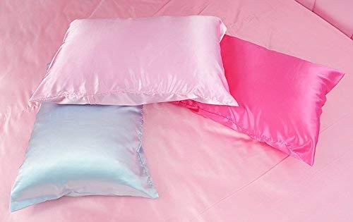 100% Pure Silk Satin Sheet Set 4pcs, Silk Fitted Sheet 15" Deep Pocket Mattress fit,Silk Flat Sheet&Silk Pillowcases Set Soft Silk Sheets|Wrinkle Free Fade Resistant.(Navy Blue,Queen) - view 5