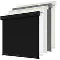 Cordless Blackout Roller Shades Blinds for Windows,34"W x 72"H,Black