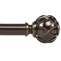 Curtain Rods for Windows 72 to 144 Inch, Long Heavy Duty, Bronze