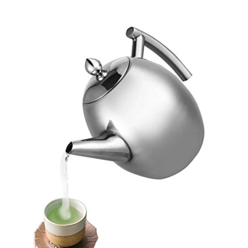 Teapot 1000 Tea Pot Heat Resistant Stainless Steel Teapot with Filter Puer Kettle Infuser Office Teaware Sets Large Capacity - view 6