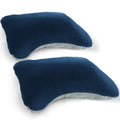 2 Pack Camping Pillow Sleeping–Memory Foam Travel Pillow,Navy Blue