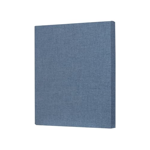 Sound Absorbing Acoustic Panel with Sona Fabric, NRC 1.0, Fire Rated, 24" x 24" x 2" Square Edge (Light Blue) - view 4