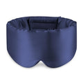 100% Mulberry Silk Sleep Mask Eye Mask for Men and Women, Dark Blue