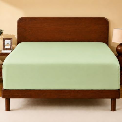 King Fitted Sheet & Two Pillowcases, Stay Put & Soft - Light Beige - view 8