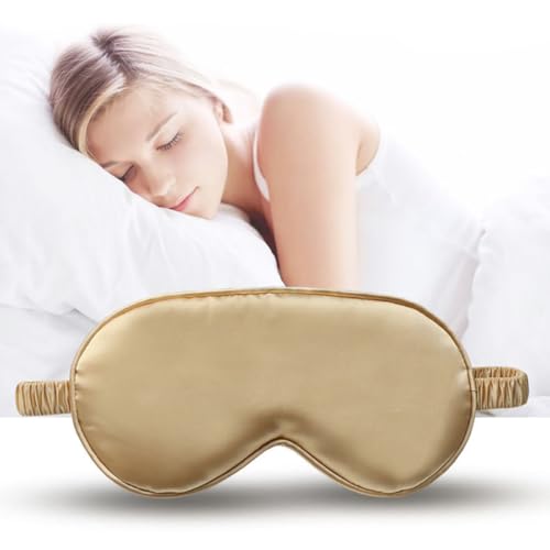 Silk Sleeping Mask Set 4 Pieces with Hair Tie, and Storage Bag, Lightweight Sleep Patch for Travel and Night Use, Comfortable Multipurpose Eye Mask Kit for Women and Men - view 6