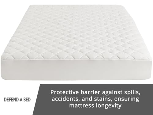 Defend-A-Bed Deluxe Quilted Waterproof Mattress Protector, Queen - view 3