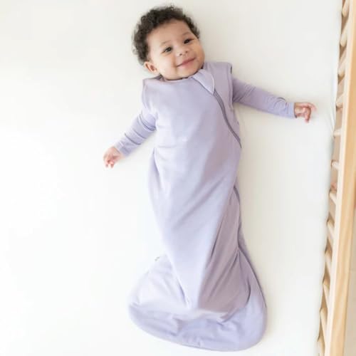 Sleep Bag 1.0 TOG, Rayon Made From Bamboo Wearable Blanket, Dual Zipper For Infants And Toddlers Nursery Essentials - view 2