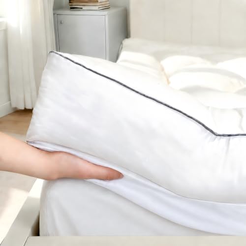 5 Inch Memory Foam Mattress Topper King, 2000 GSM Fill Pillow Top