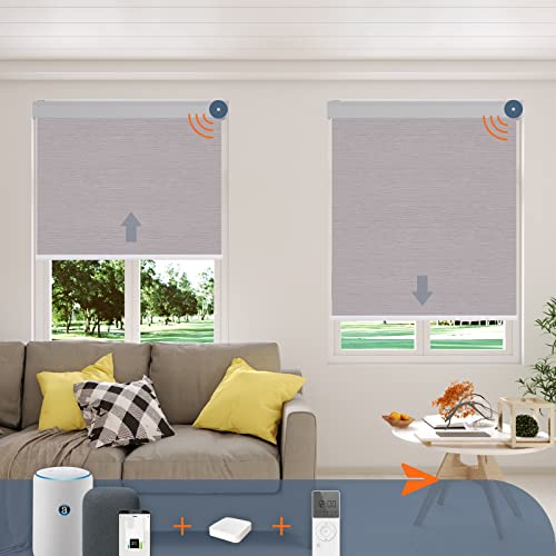 Motorized Blinds with Remote, Automatic Blinds for Indoor Windows - view 2