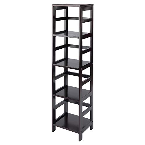 Leo Beech Wood 4-Tier Shelf, Espresso92514