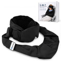 3-in-1 Travel Sleep System, Travel Pillow, Airplane Seat Sleeper (M Size)