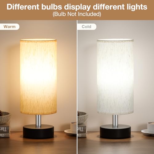 Small Table Lamp for Bedroom - Bedside Lamps for Night Stands - view 3