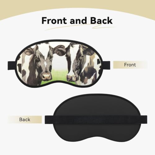 Sleep Mask Blackout, Soft Satin Fabric & Adjustable Strap - view 2