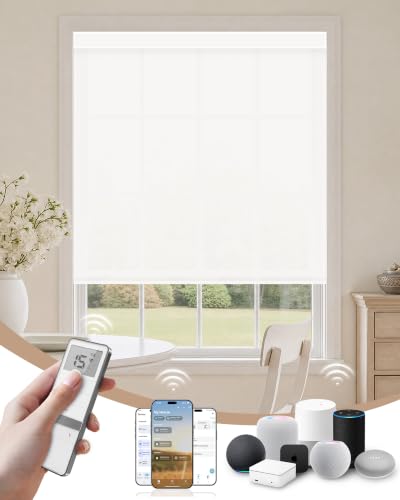 Motorized Blinds with Remote - Motorized Sunscreen Solar Shades