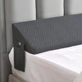 Queen Bed Wedge Pillow for Headboard Gap Filler Long Triangle Wedge Bolster