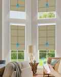 Motorized Roller Shade, Light Filtering Smart Blind with Remote