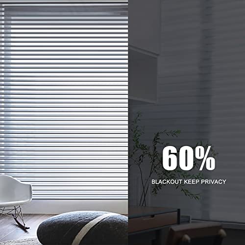 Custom Size Linen Shangri-La Roller Shades Sheer Shades Room Darkening Light Filtering Window Shades Triple Fabric Roller Blinds Light Control for Day and Night Ivory XG6017-1 - view 5