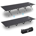 Camping Cot Bed - Portable Folding Sleeping Cots for Adults 1-Person Outdoor Elevated Off-Ground Beds Easy Set-up Army Sleeping Bed 87"x32"