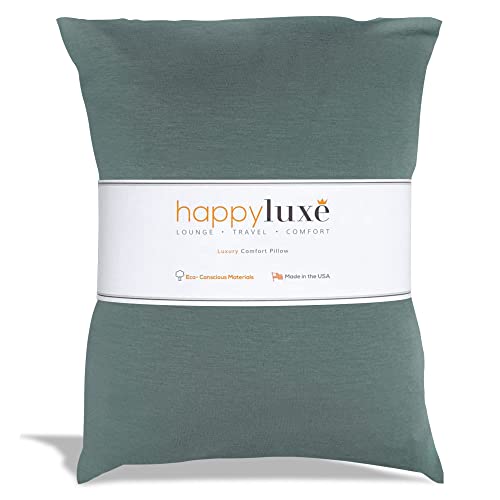 Travel Pillow for Airplanes, Small Pillows for Sleeping, Sage Green