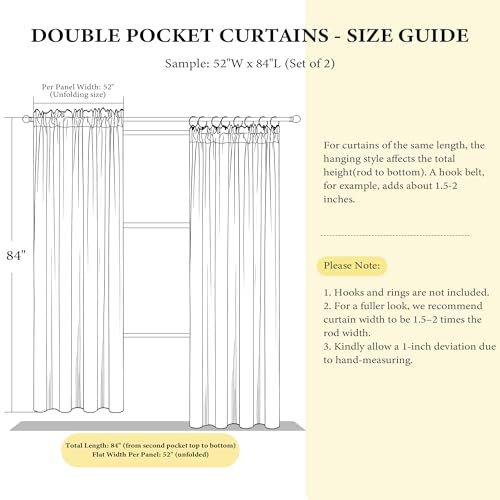 Black Velvet Curtains 84 inch Long for Bedroom Rod Pocket - view 5