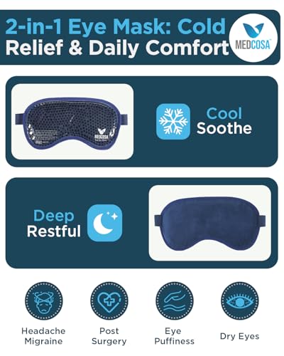 Eye Ice Pack - Cool & Soothe Your Tired Eyes with Our Cold Gel Mask - Cooling for Puffy Eyes & Aiding Sleeping - view 6