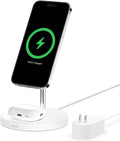 2 in 1 wireless charging stand, fast charger | iPhone 16/15/14/13, AirPods compatible, fast charging station, multi-device desk charger, magnetic