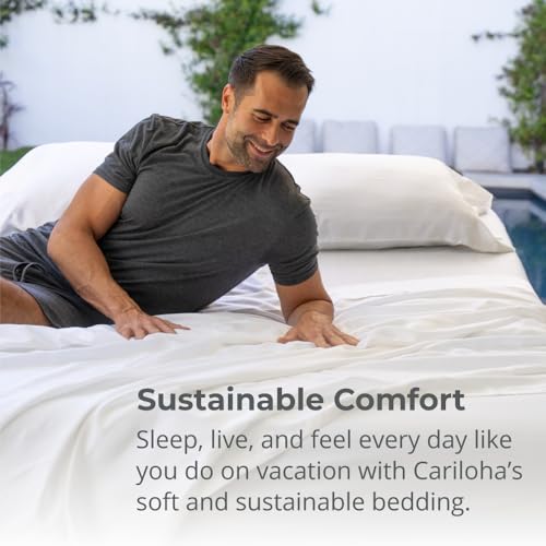 Classic 2-Piece Twill Pillowcase Set | Beach Linen | King Size | Bamboo Viscose Material | Allergy Resistant, Thermal-Regulating & Extra Soft - view 6