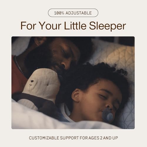 Original Adjustable Toddler Pillow and Ultra-Tech Waterproof Protector Grey Bundle, Breathable Mini Pillow for Kids with Adjustable Support and Premium Memory Foam - view 6