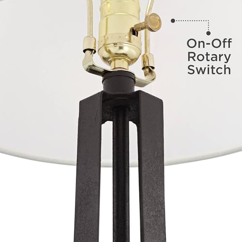 25 1/2" High Table Lamps Set of 2 Susan Dark Bronze Brown USB Charging Port - view 2