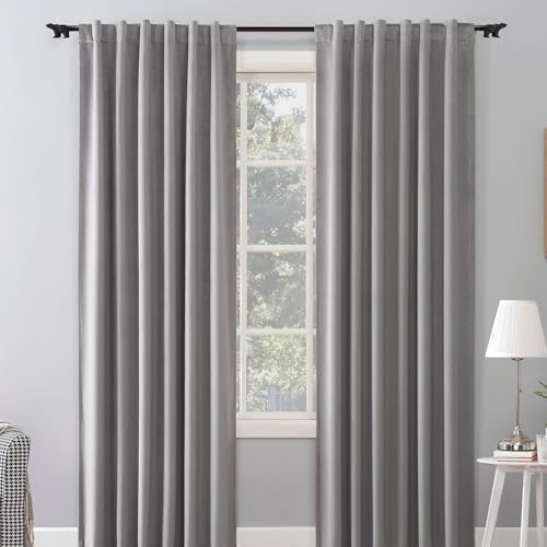 3/4” Farmhouse Bear Adjustable Window Treatment Single Curtain Rod, 28"-48", Oil Rubbed Bronze (ORB) - view 7