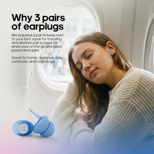 Ear Plugs for Sleeping - Soft Silicone, 3 Sets, Standard - view 6