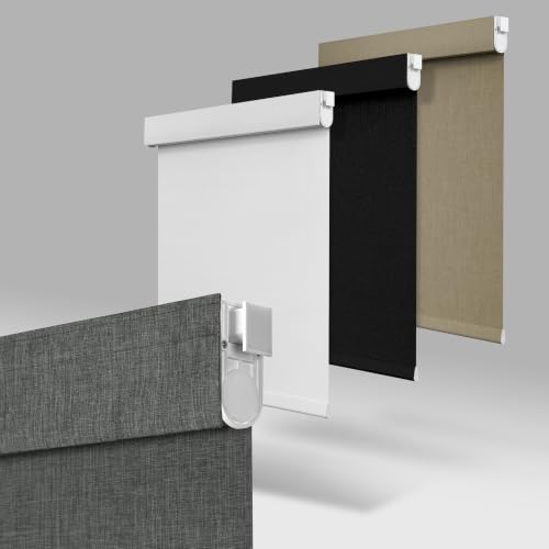 No Drill No Tools Blackout Roller Shades for Windows