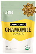 Organic Chamomile Flowers (4 oz) – Whole Egyptian Chamomile Loose Leaf Herbal Tea, Caffeine-Free, Premium Dried Chamomile Flowers for Tea, Baths & Blends