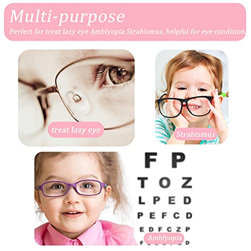 4 Pack Eye Patches for Kids, Medical Eye Patch Soft Eye Patch for Glasses Treating Lazy Eye Amblyopia Strabismus for Children, Pink - view 3
