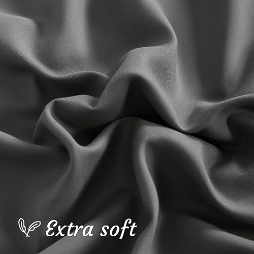 Body Microfiber Pillowcases, Set of 2, Dark Grey - view 6