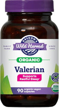 Certified Organic Valerian, Herbal Aid, 900 mg, 90 Count