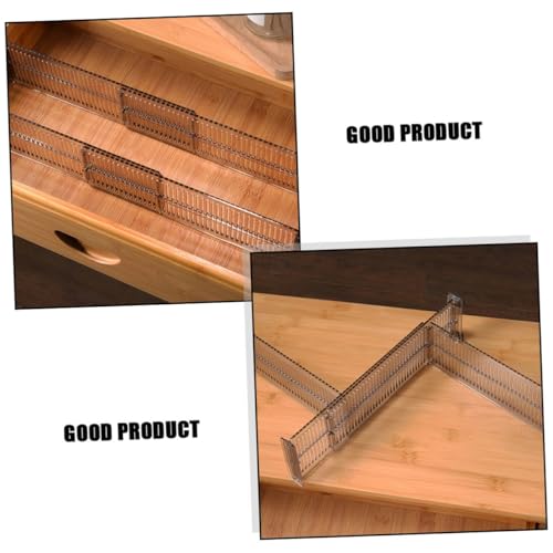 Expandable Drawer Divider Set, Adjustable Plastic Organizer for Nightstand - view 3