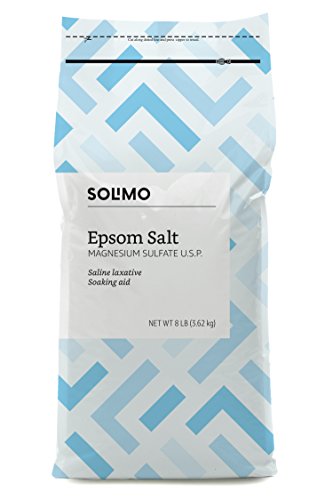 Epsom Salt Soak, Magnesium Sulfate USP, Relaxing Bath Soaking Aid, Unscented, 8 Pound, Pack of 3, Resealable Bags - view 2