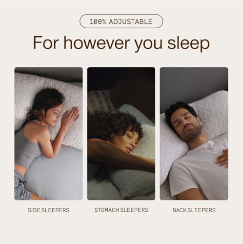 Original Adjustable Pillow, Queen Size Bed Pillow for Sleeping, Cross Cut Memory Foam Pillow - Medium Firm Back, Stomach and Side Sleeper Pillow, CertiPUR-US/GREENGUARD Gold - view 4