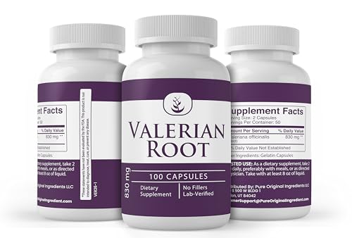 Valerian Root, 100 Capsules - view 4